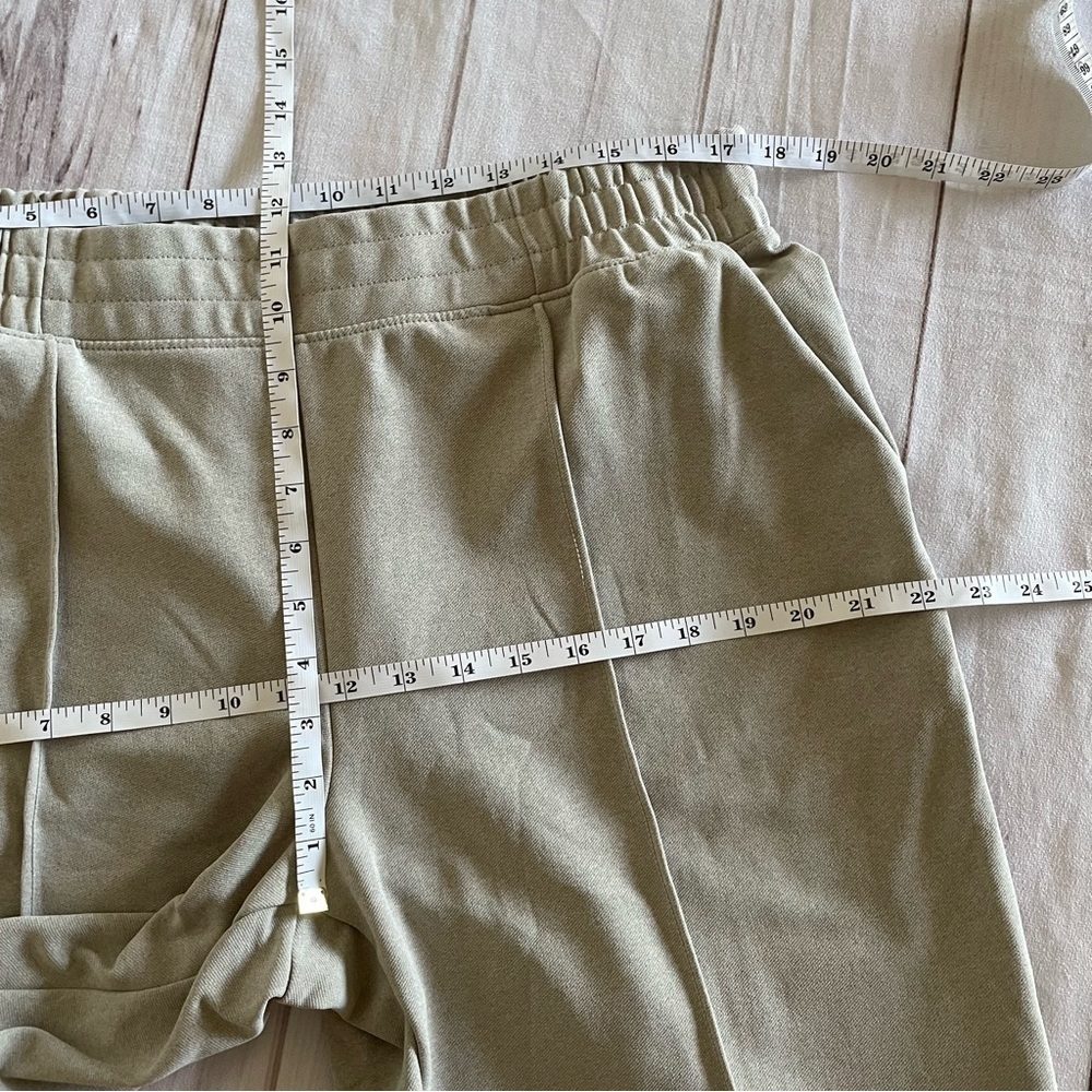 Mondetta Pull on Pintuck Pants Women’s XL Beige Straight Comfort Casual Lounge - Picture 13 of 15